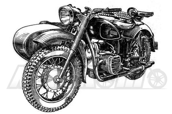 Руководство по ремонту (Service manual) для Мотоцикла (Motorcycle) КМЗ К-750 1958-1967 скачать pdf