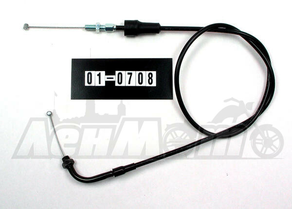 01-0708 MOTION PRO Трос газа в виниловой оплетке (BLACK VINYL THROTTLE CABLE)  70-1708 Western Power Sports купить