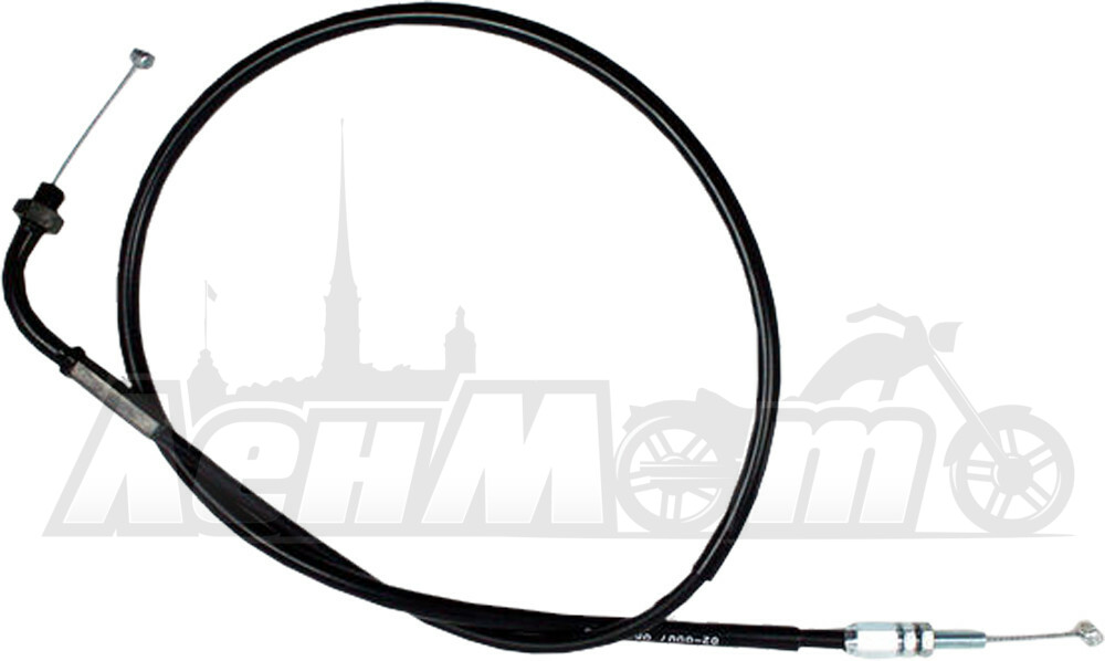 02-0007 MOTION PRO Трос газа в виниловой оплетке (BLACK VINYL THROTTLE CABLE)  70-2007 Western Power Sports купить