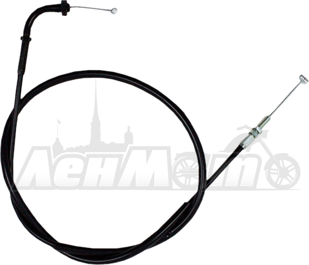 02-0018 MOTION PRO Трос газа в виниловой оплетке (BLACK VINYL THROTTLE PULL CABLE)  70-2018 Western Power Sports купить