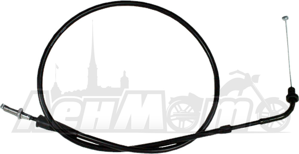 02-0135 MOTION PRO Трос газа в виниловой оплетке (BLACK VINYL THROTTLE CABLE)  70-2135 Western Power Sports купить