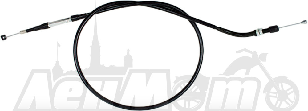 02-0412 MOTION PRO Трос сцепления в виниловой оплетке (BLACK VINYL CLUTCH CABLE)  70-2412 Western Power Sports купить