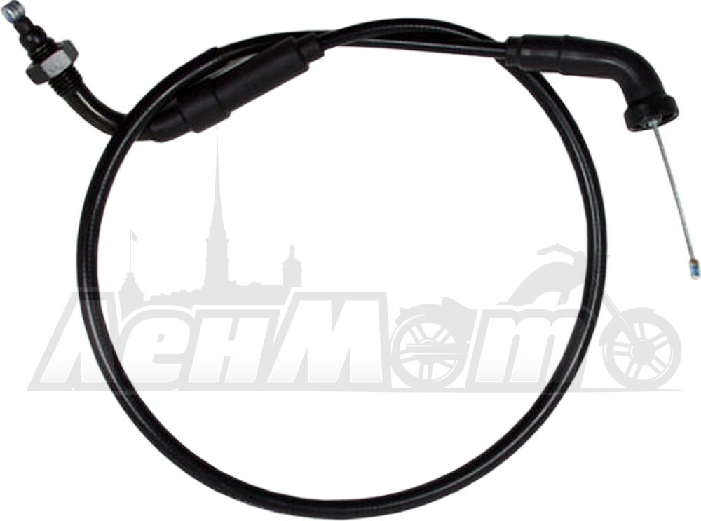 02-0418 MOTION PRO Трос газа в виниловой оплетке (BLACK VINYL THROTTLE CABLE)  70-2418 Western Power Sports купить