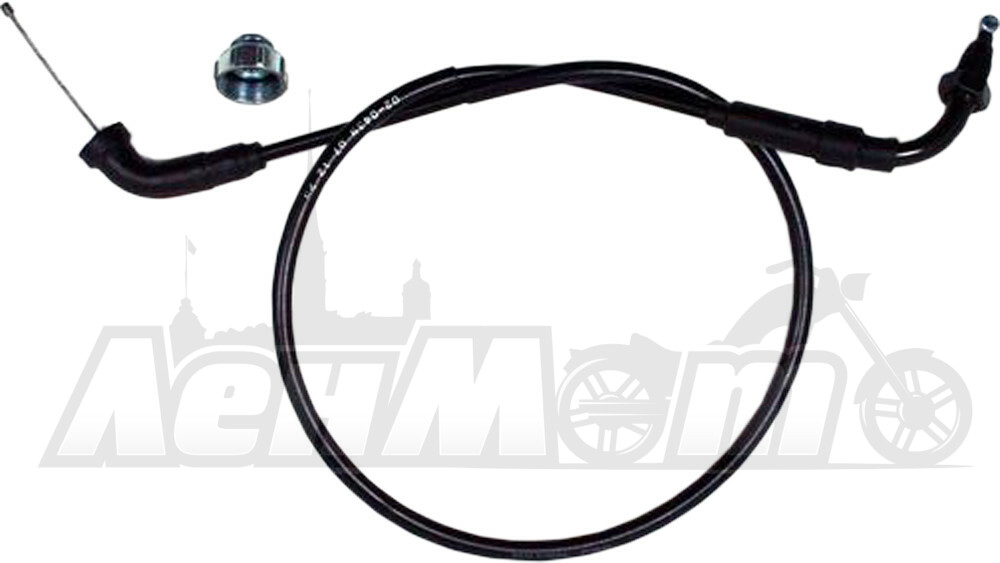 02-0439 MOTION PRO Трос газа в виниловой оплетке (BLACK VINYL THROTTLE CABLE)  70-2439 Western Power Sports купить