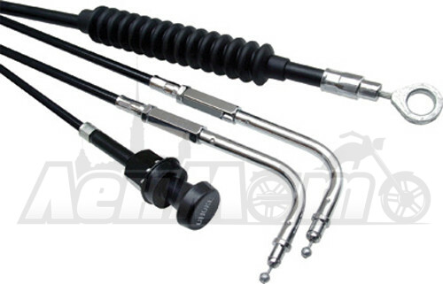 06-0257 MOTION PRO Трос газа в виниловой оплетке (BLACK VINYL THROTTLE CABLE)  70-6257 Western Power Sports купить