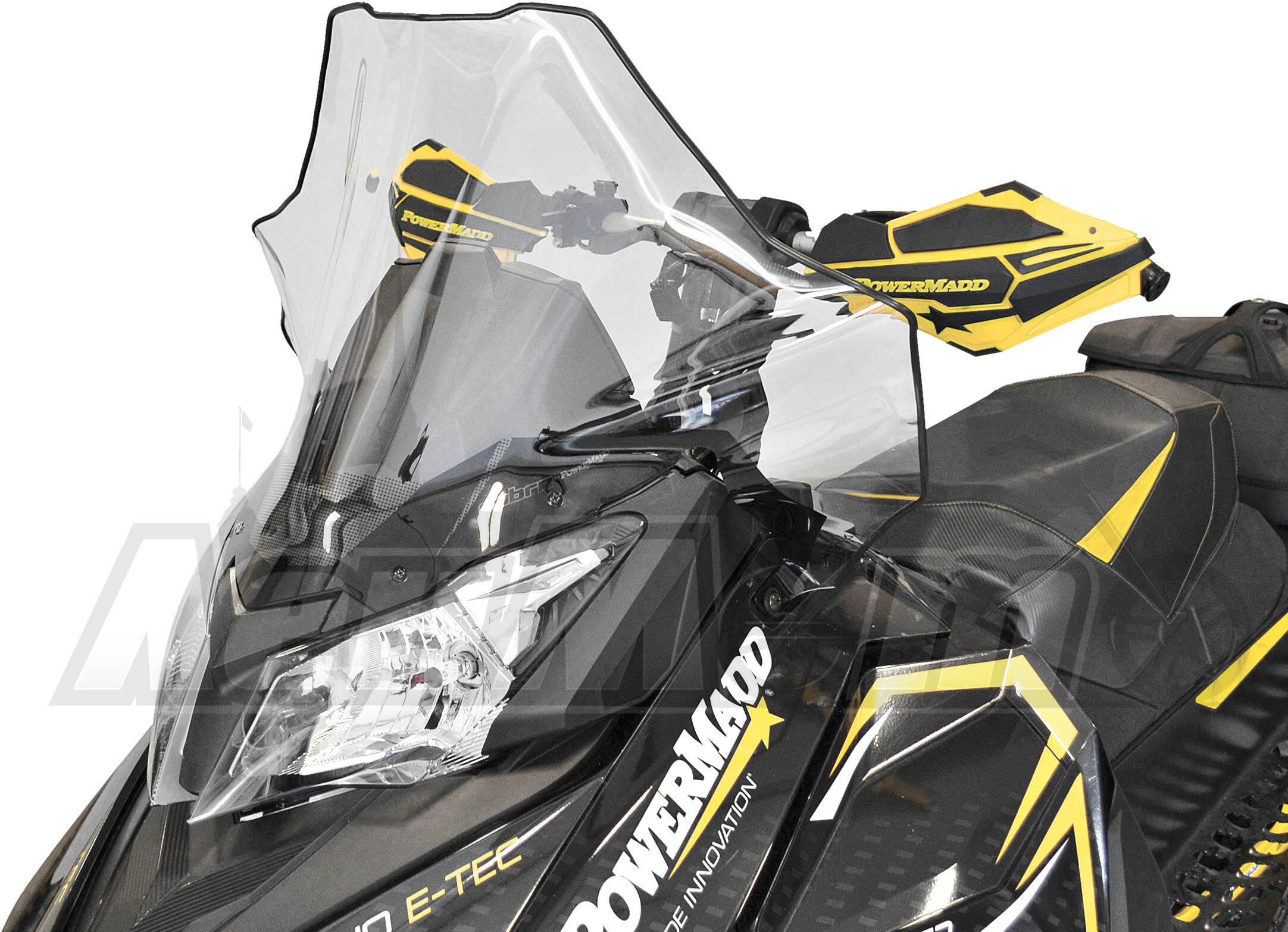 13530 POWERMADD Стекло (WINDSHIELD MID 17" (SMOKE/BLACK))  10-10929 Western Power Sports купить