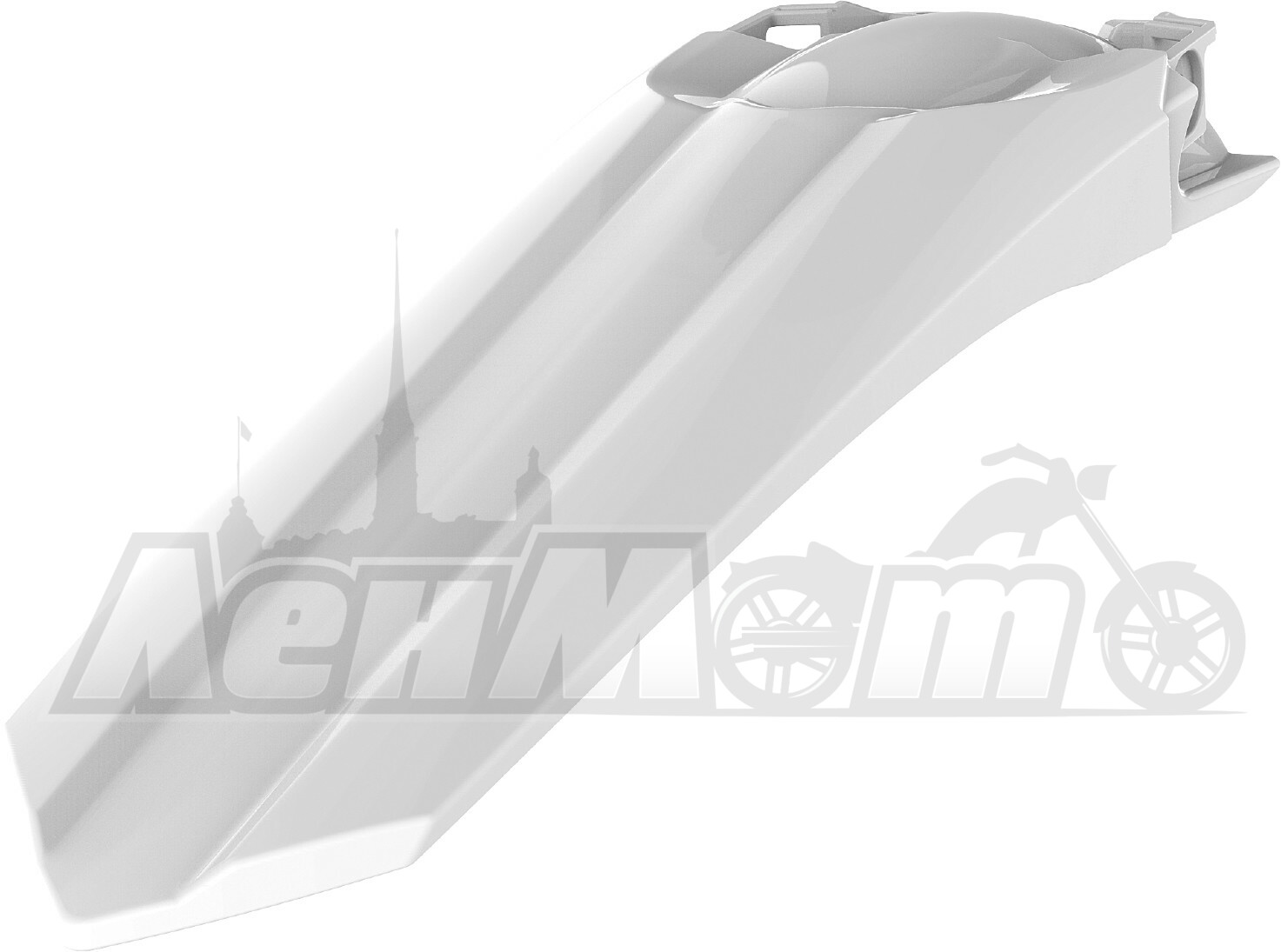 8554100002 POLISPORT Заднее крыло (REAR FENDER WHITE)  64-5715 Western Power Sports купить