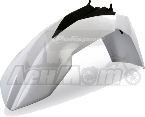 8568700008 POLISPORT FRONT FENDER KTM 125 / 250 SX WHITE KTM  992406 Automatic Distributors купить | переднее крыло KTM 125/250 SX белый KTM