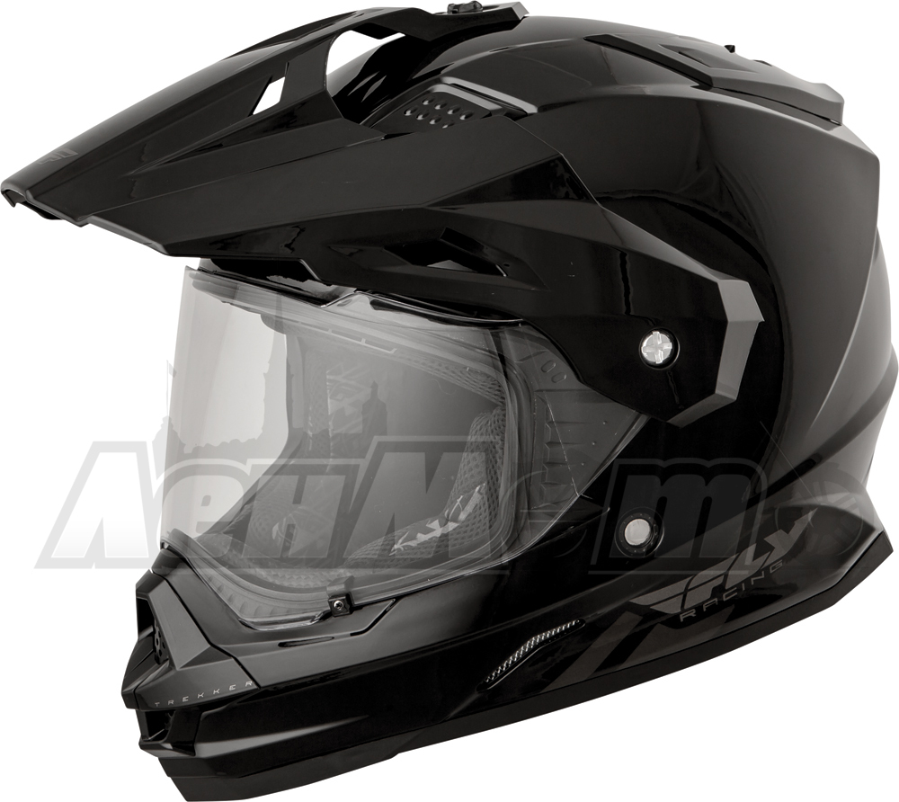 73-7010S FLY RACING Закрытый шлем (TREKKER SOLID HELMET BLACK SM) Western Power Sports купить