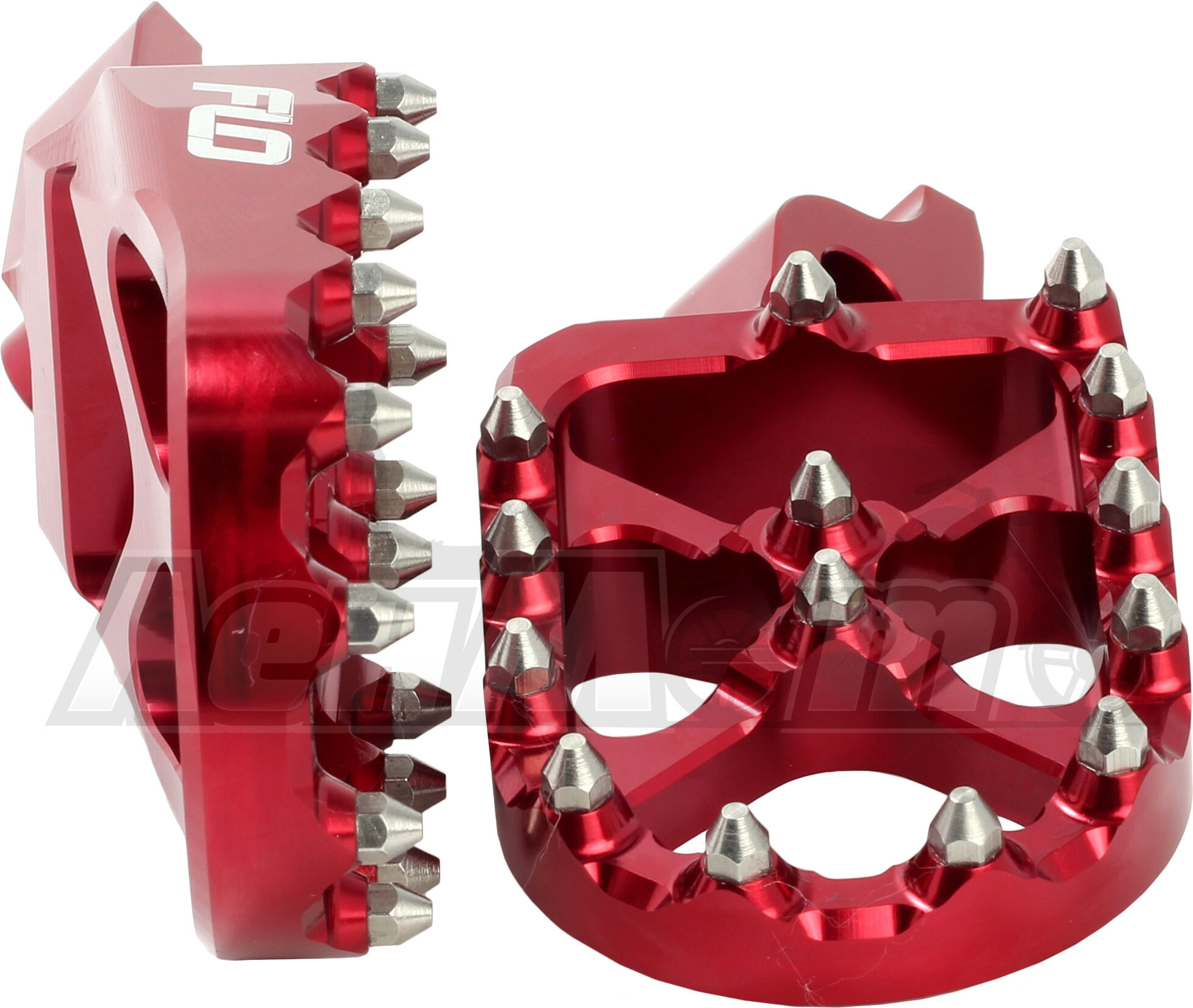 FPEG-791R FLO MOTORSPORTS Подножки (PRO SERIES FOOT PEGS (RED))  122-8003 Western Power Sports купить