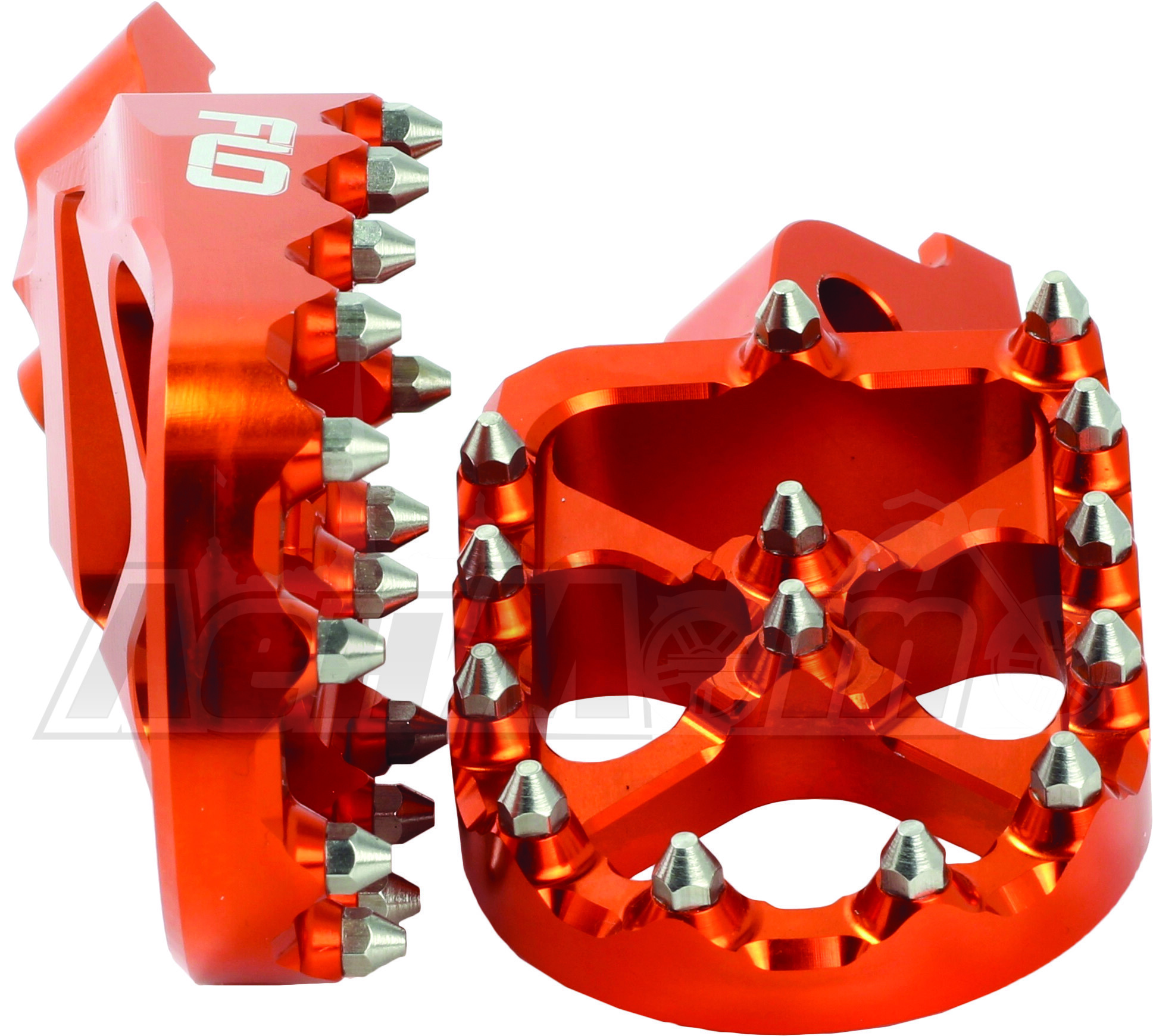 FPEG-795ORG FLO MOTORSPORTS Подножки (PRO SERIES FOOT PEGS ORANGE KTM/HUS)  122-8025 Western Power Sports купить