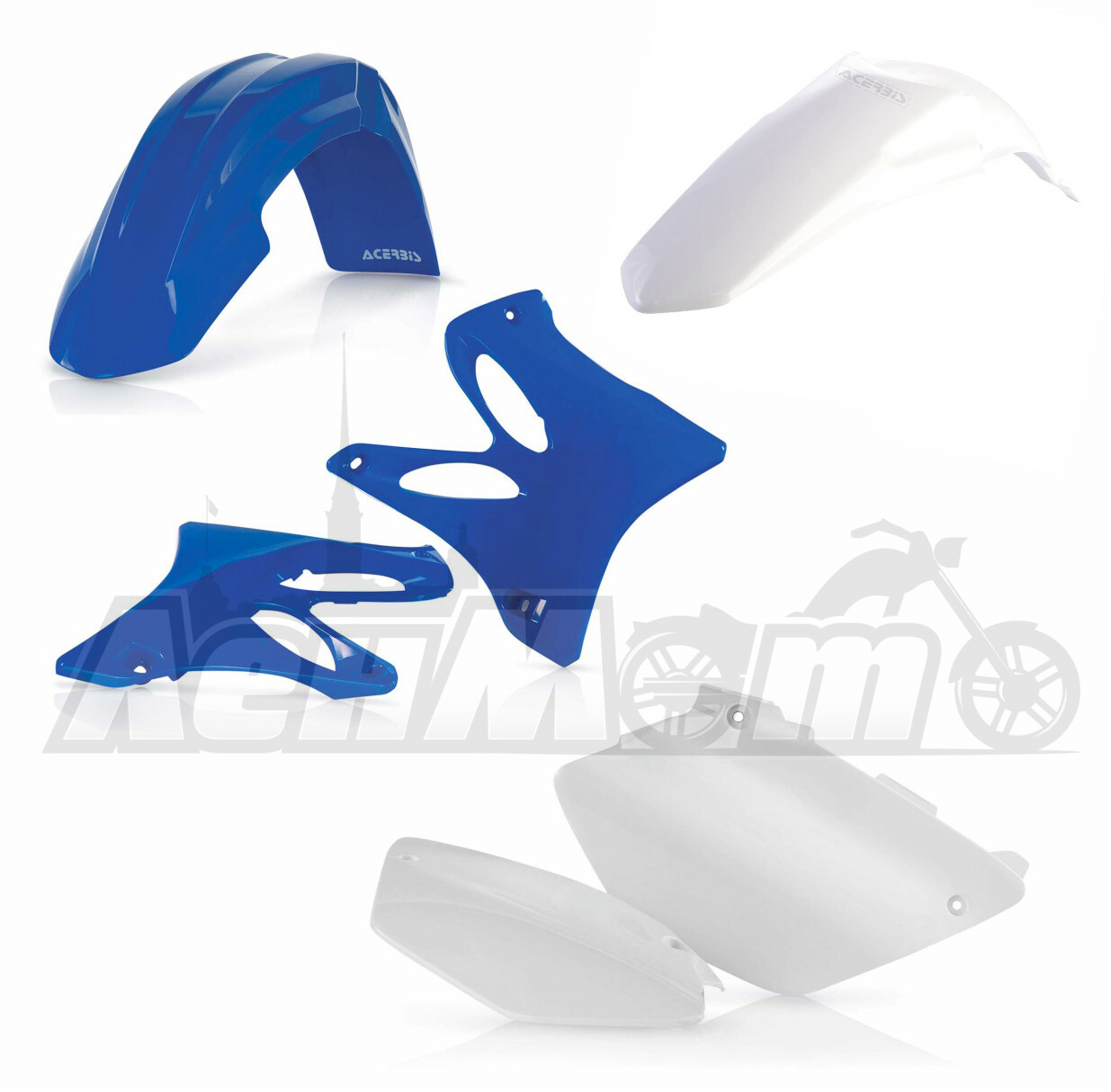 2044703914 ACERBIS Комплект пластика (PLASTIC KIT BLUE)  20447-03914 Western Power Sports купить