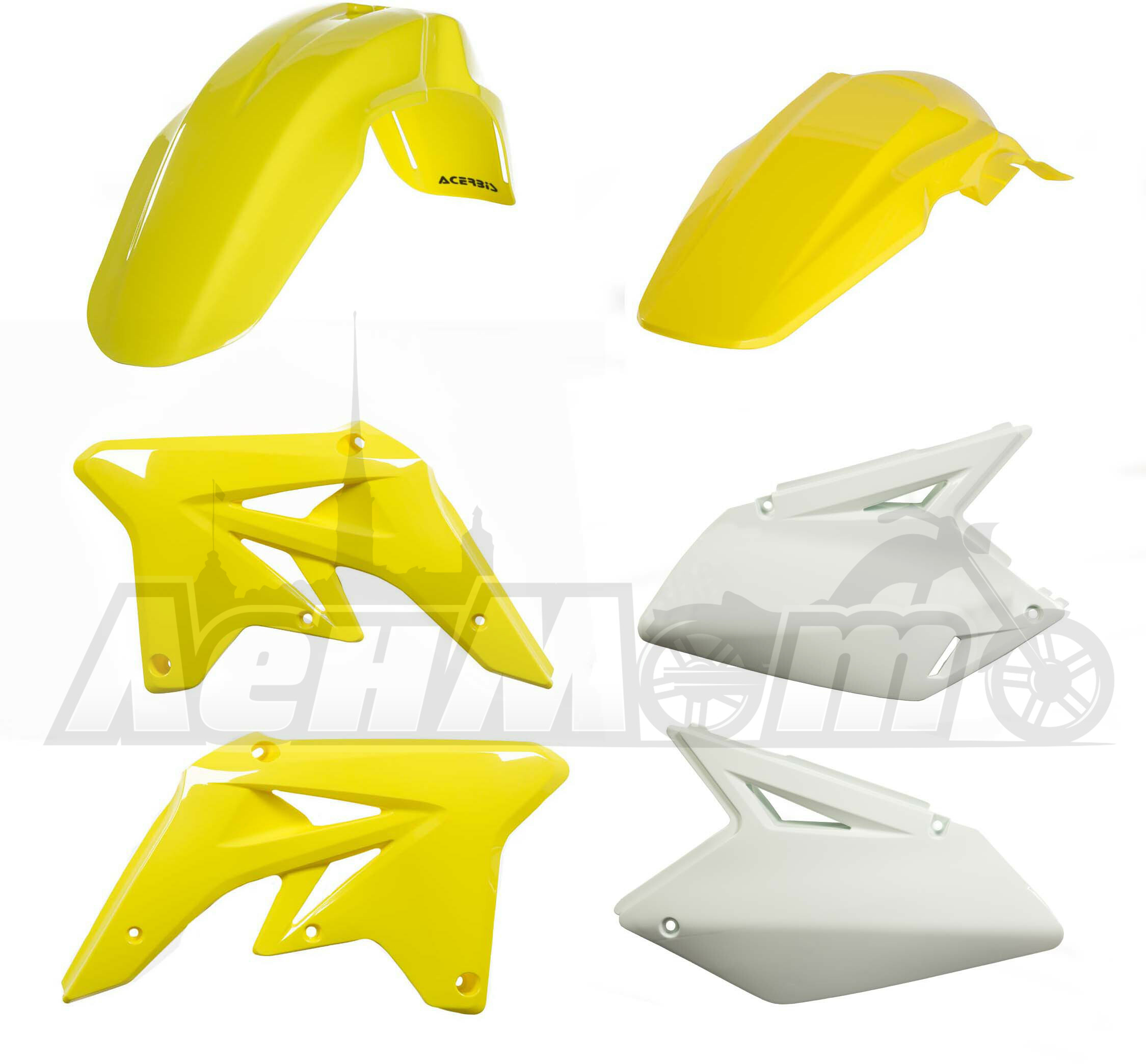 2081970354 ACERBIS Комплект пластика (PLASTIC KIT YELLOW)  20819-70354 Western Power Sports купить