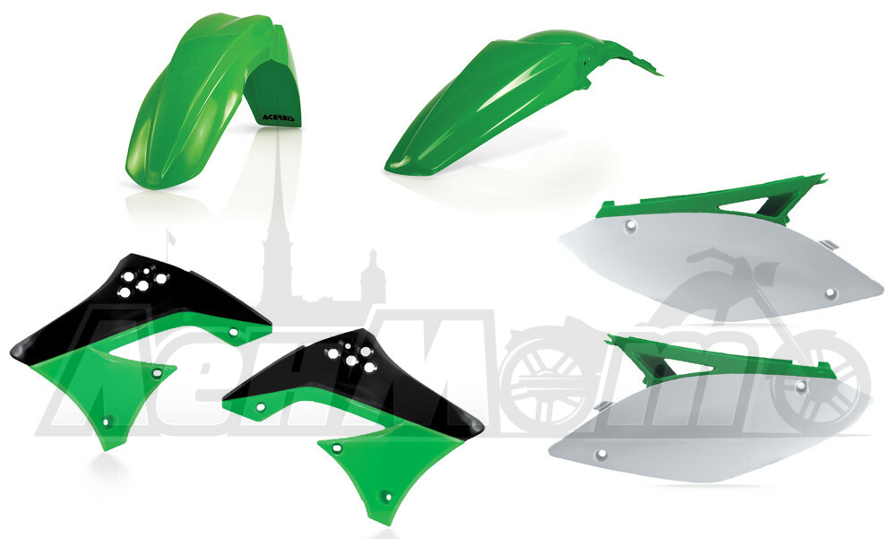 2141770145 ACERBIS Комплект пластика (PLASTIC KIT GREEN)  21417-70145 Western Power Sports купить