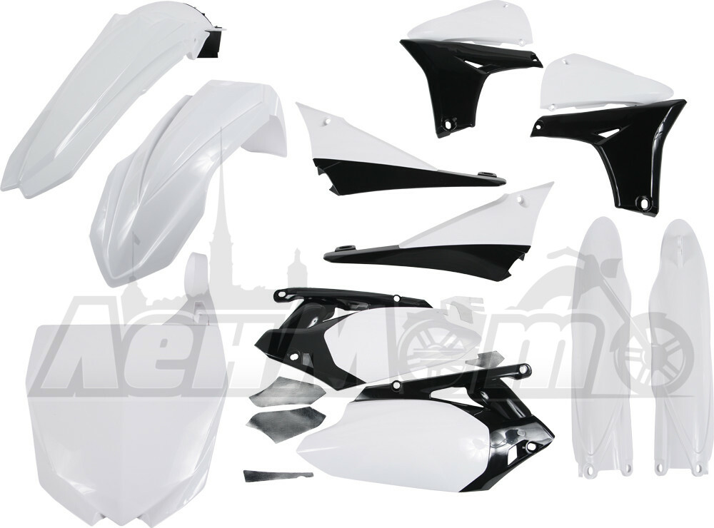 2198020002 ACERBIS Комплект пластика (PLASTIC KIT (WHITE))  21980-20002 Western Power Sports купить