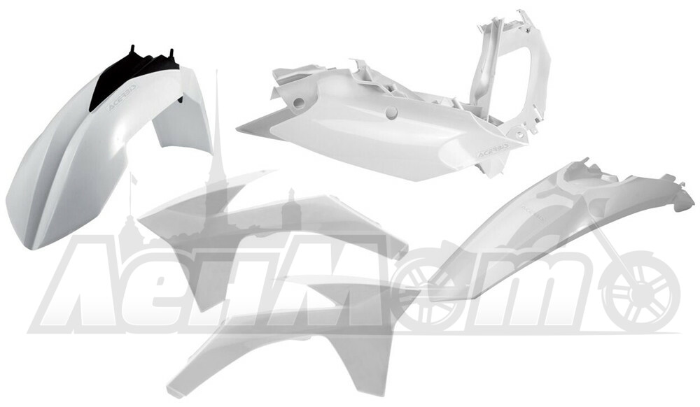 2205470002 ACERBIS Комплект пластика (PLASTIC KIT WHITE)  22054-70002 Western Power Sports купить