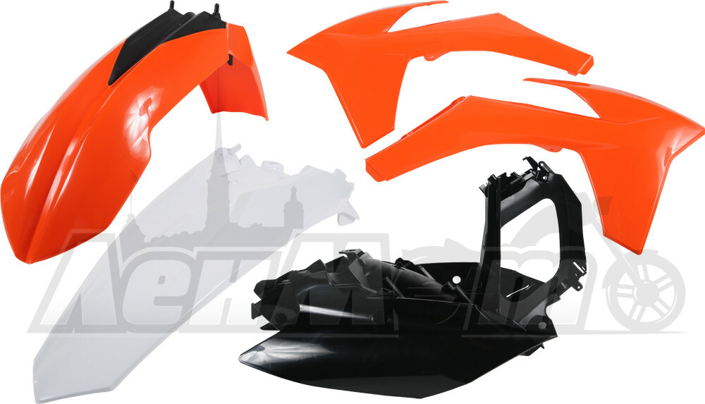 2205472882 ACERBIS Комплект пластика (PLASTIC KIT ORANGE)  22054-72882 Western Power Sports купить