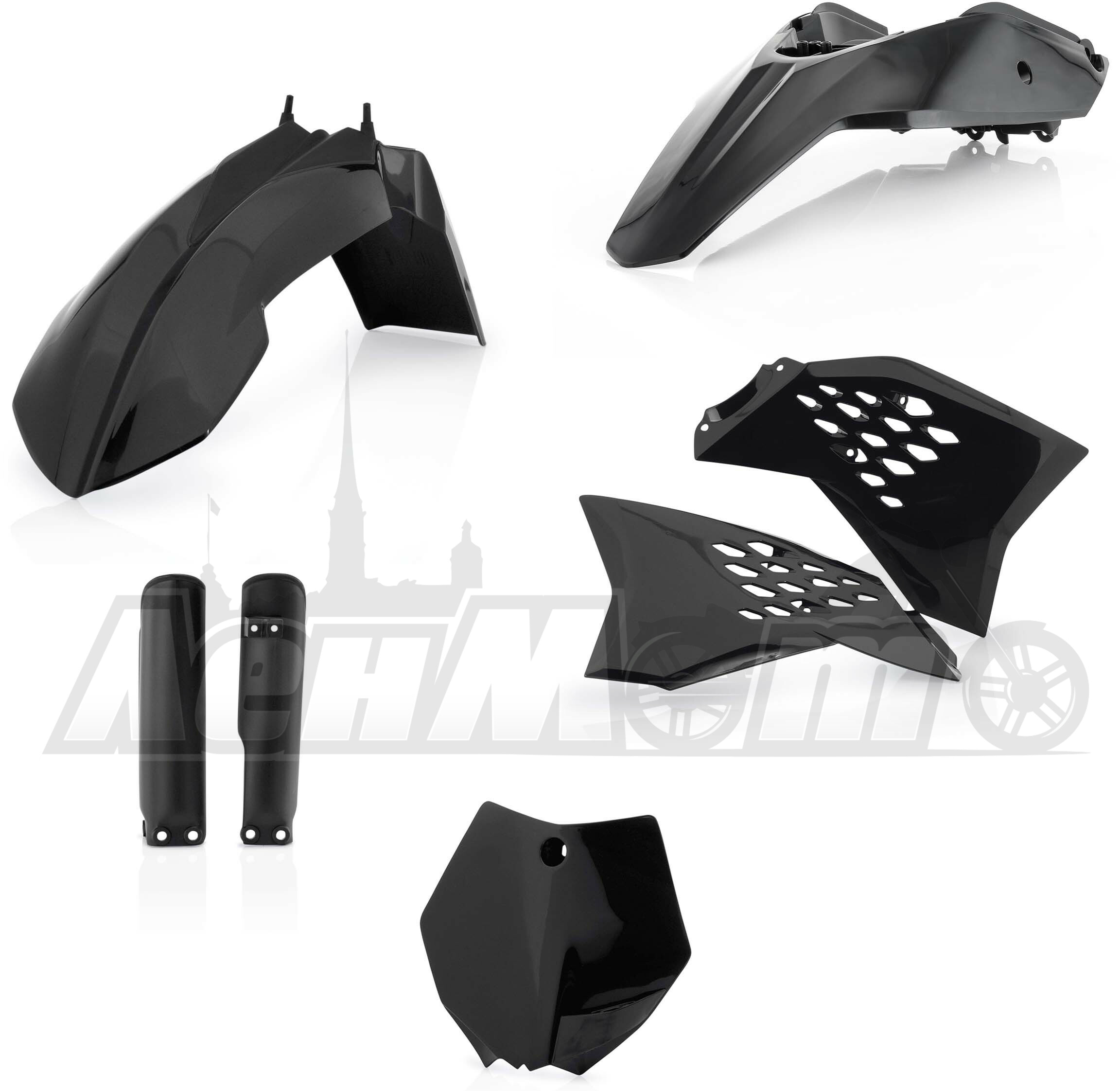 2253040001 ACERBIS Полный комплект пластика (FULL PLASTIC KIT BLACK)  22530-40001 Western Power Sports купить