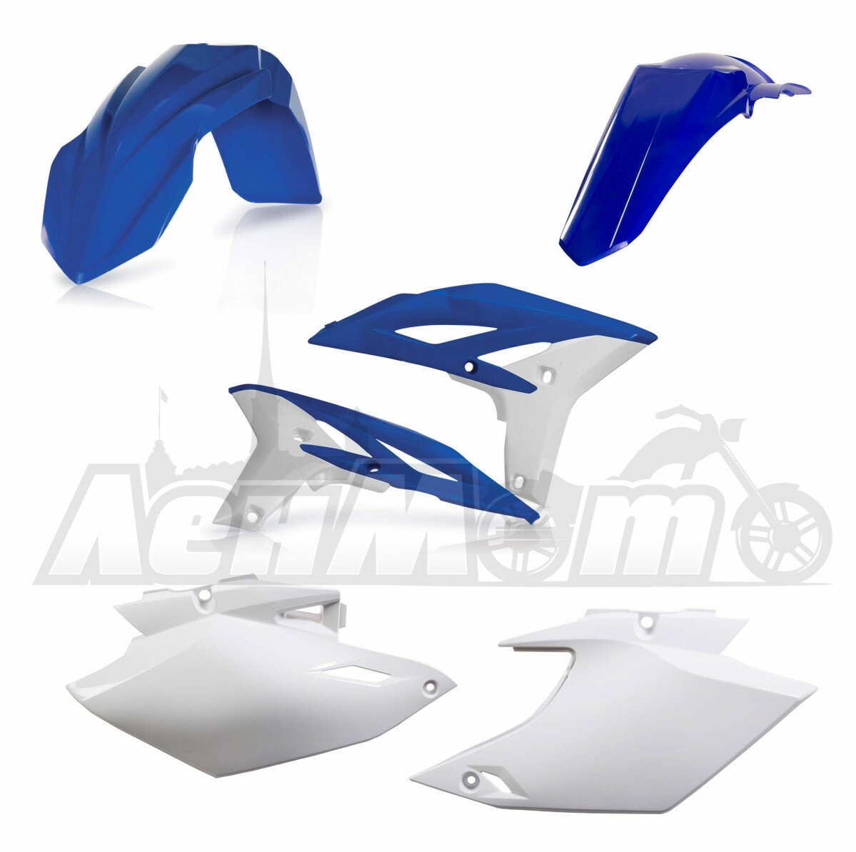 2314133593 ACERBIS Комплект пластика (PLASTIC KIT BLUE)  23141-33593 Western Power Sports купить