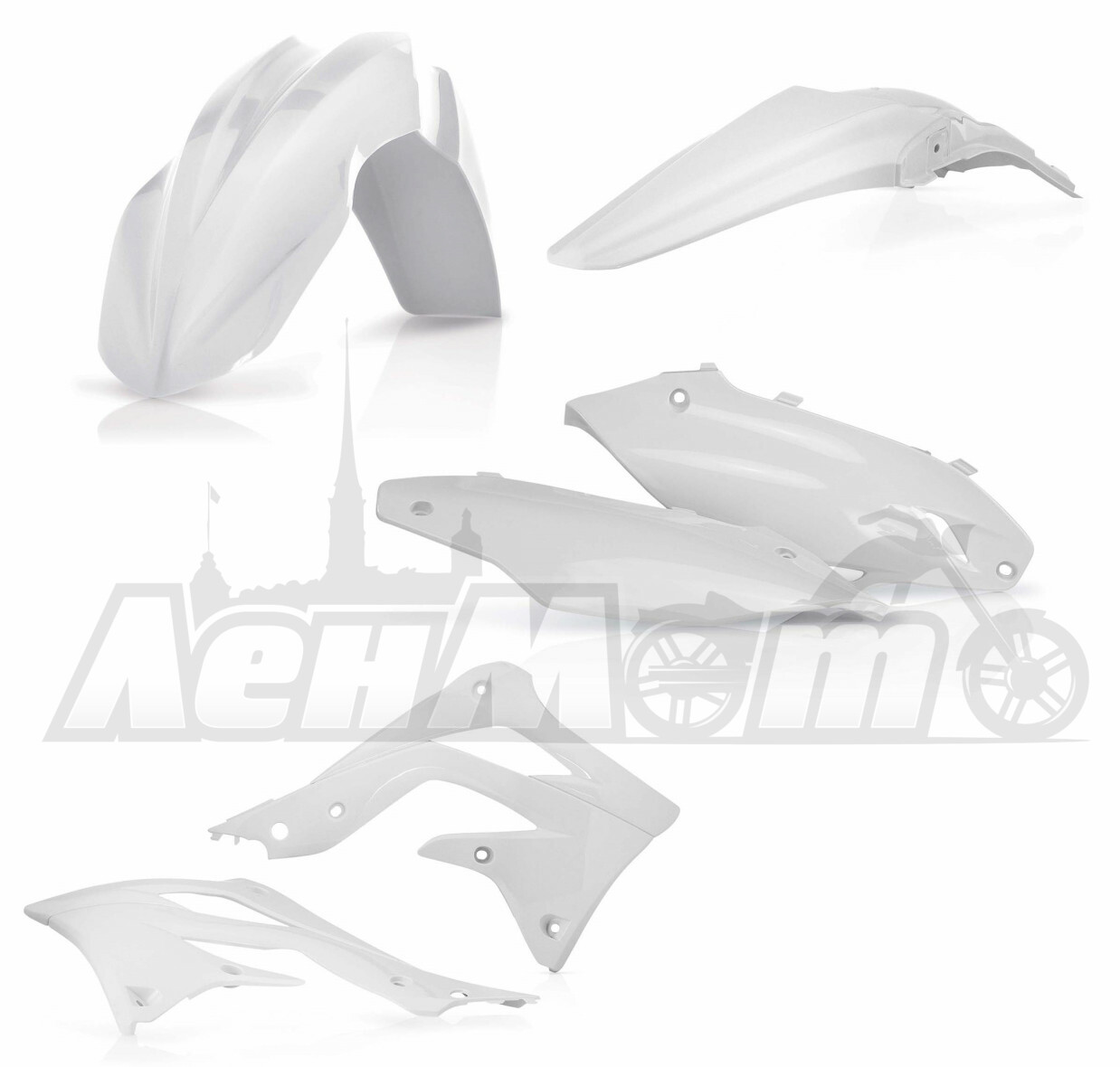 2314190002 ACERBIS Комплект пластика (PLASTIC KIT WHITE)  23141-90002 Western Power Sports купить