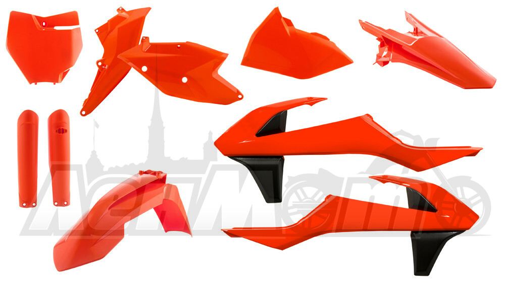 2421064617 ACERBIS Комплект пластика (FULL PLASTIC KIT FLUORESCENT ORANGE)  24210-64617 Western Power Sports купить