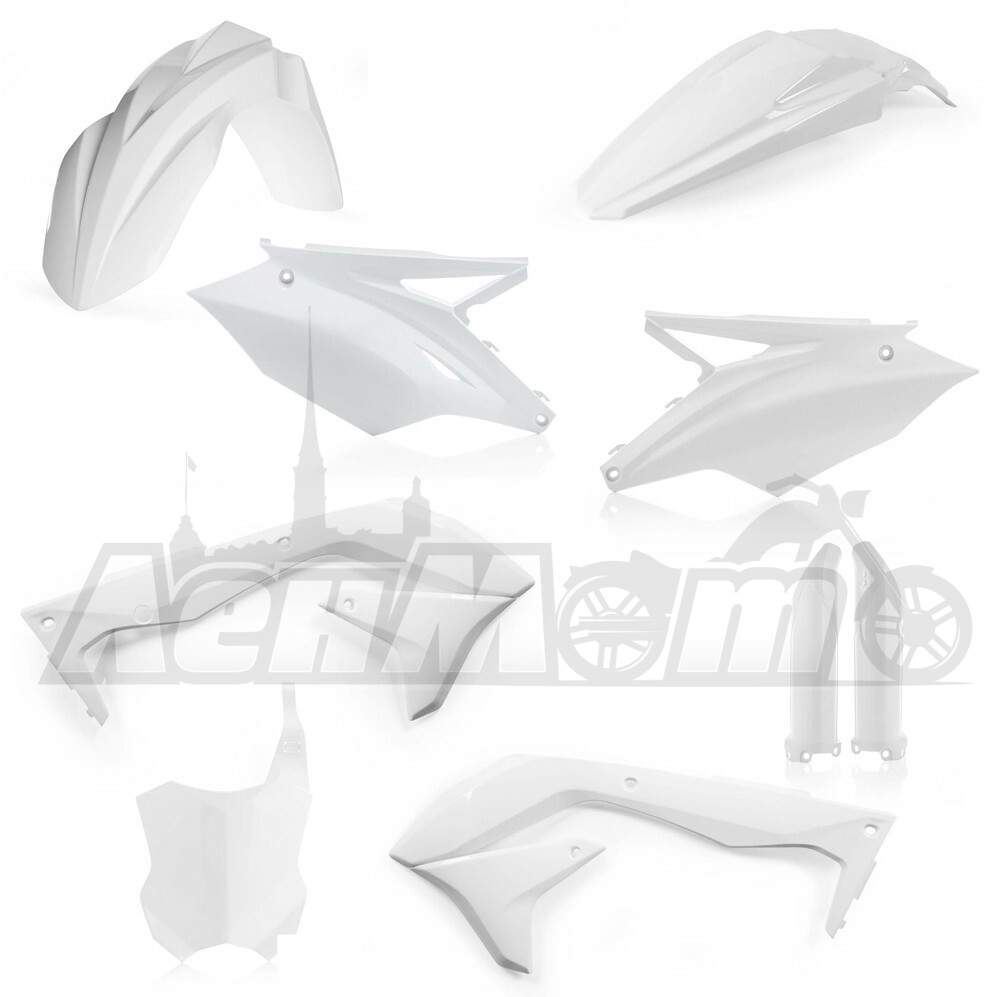 2449570002 ACERBIS Полный комплект пластика (FULL PLASTIC KIT WHITE)  24495-70002 Western Power Sports купить