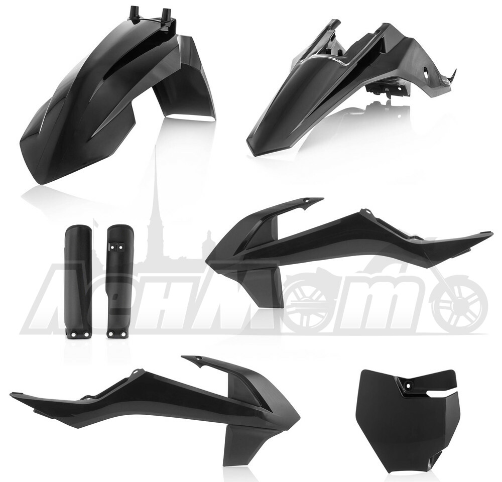 2449600001 ACERBIS Полный комплект пластика (FULL PLASTIC KIT BLACK)  24496-00001 Western Power Sports купить