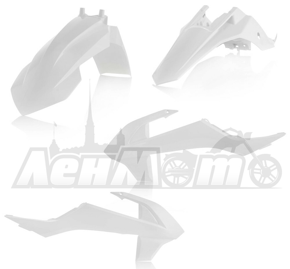 2449620002 ACERBIS Комплект пластика (PLASTIC KIT WHITE)  24496-20002 Western Power Sports купить