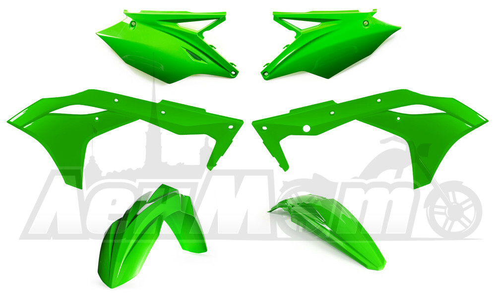 2630620235 ACERBIS Комплект пластика (PLASTIC KIT FLUORESCENT GREEN)  26306-20235 Western Power Sports купить