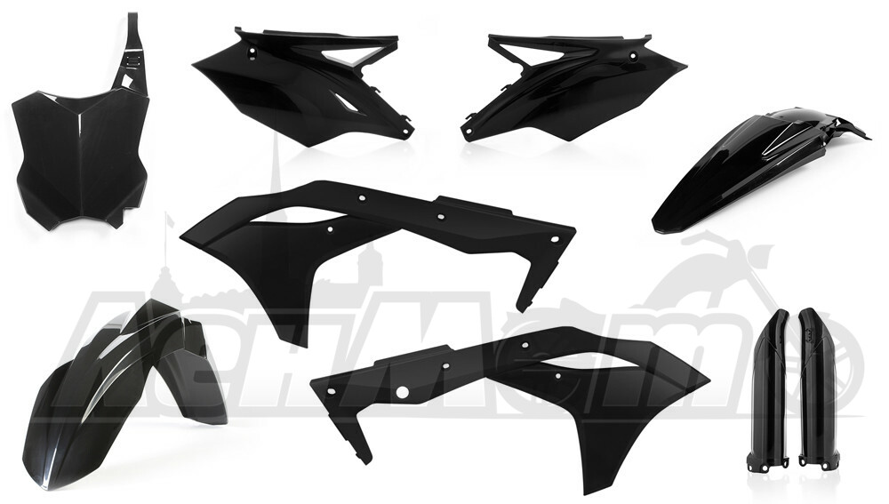 2630630001 ACERBIS Полный комплект пластика (FULL PLASTIC KIT BLACK)  26306-30001 Western Power Sports купить