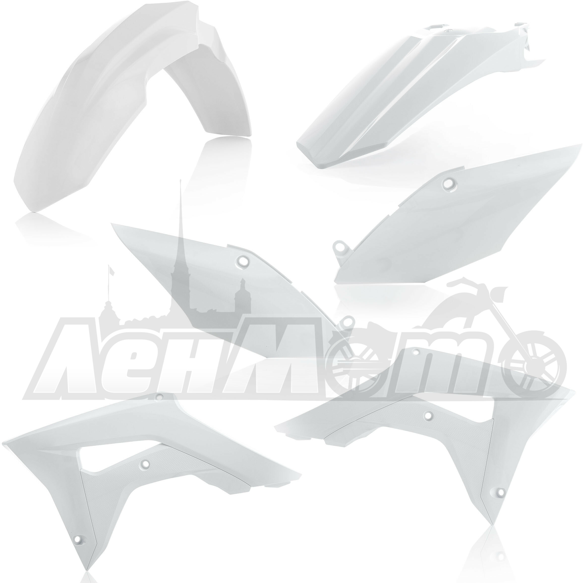 2630690002 ACERBIS Комплект пластика (PLASTIC KIT WHITE)  26306-90002 Western Power Sports купить