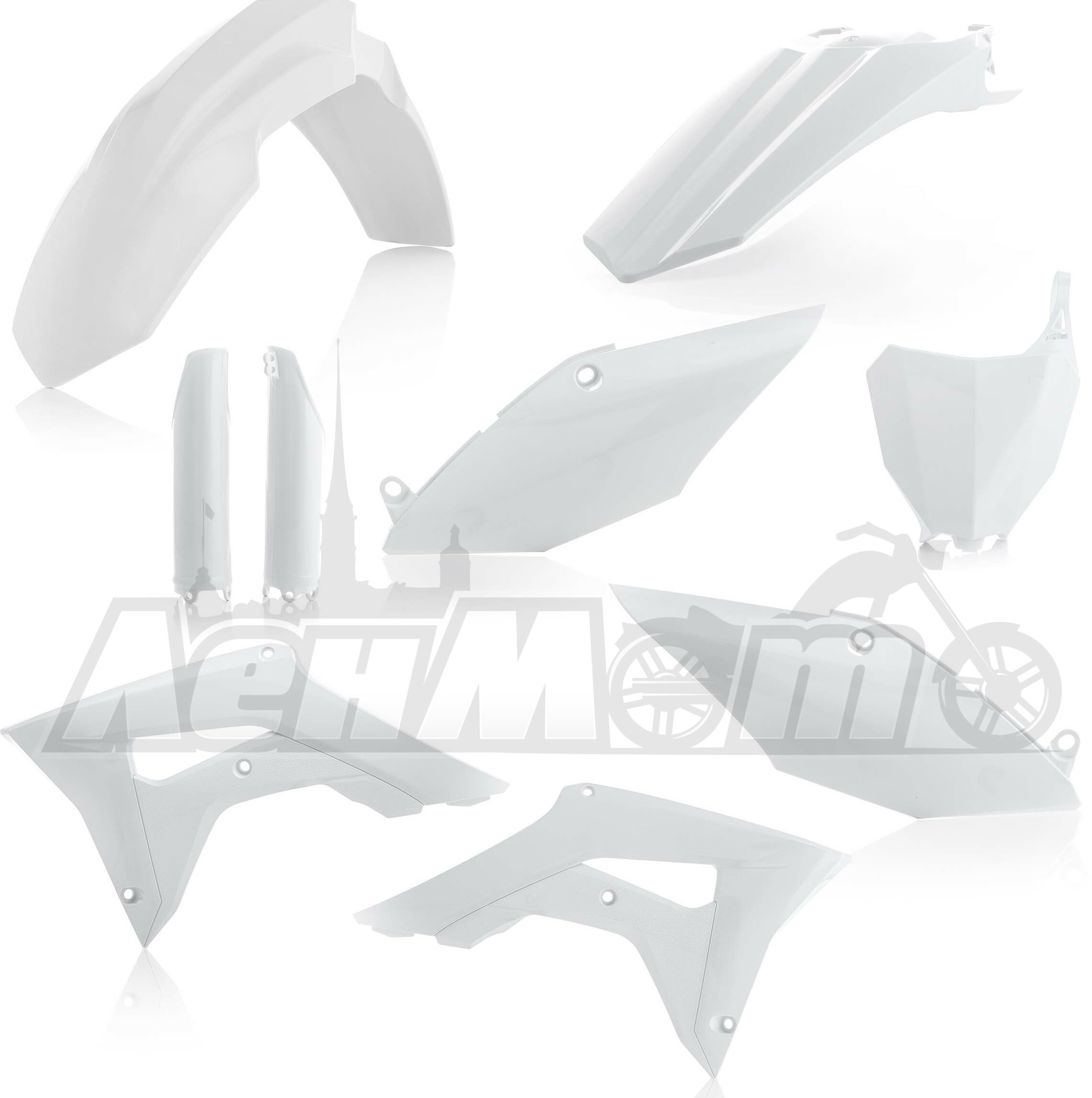 2630700002 ACERBIS Полный комплект пластика (FULL PLASTIC KIT WHITE)  26307-00002 Western Power Sports купить