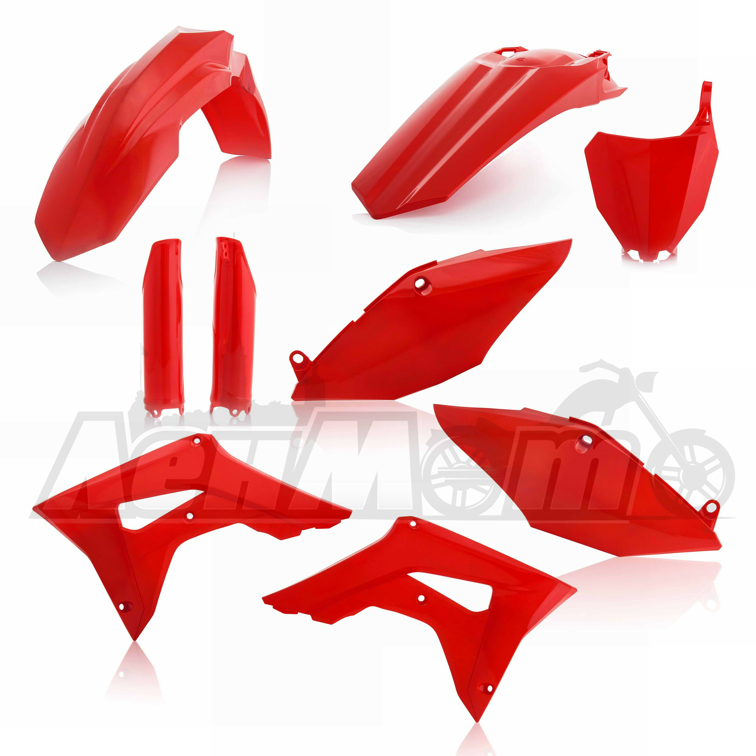 2630700227 ACERBIS Полный комплект пластика (FULL PLASTIC KIT RED)  26307-00227 Western Power Sports купить