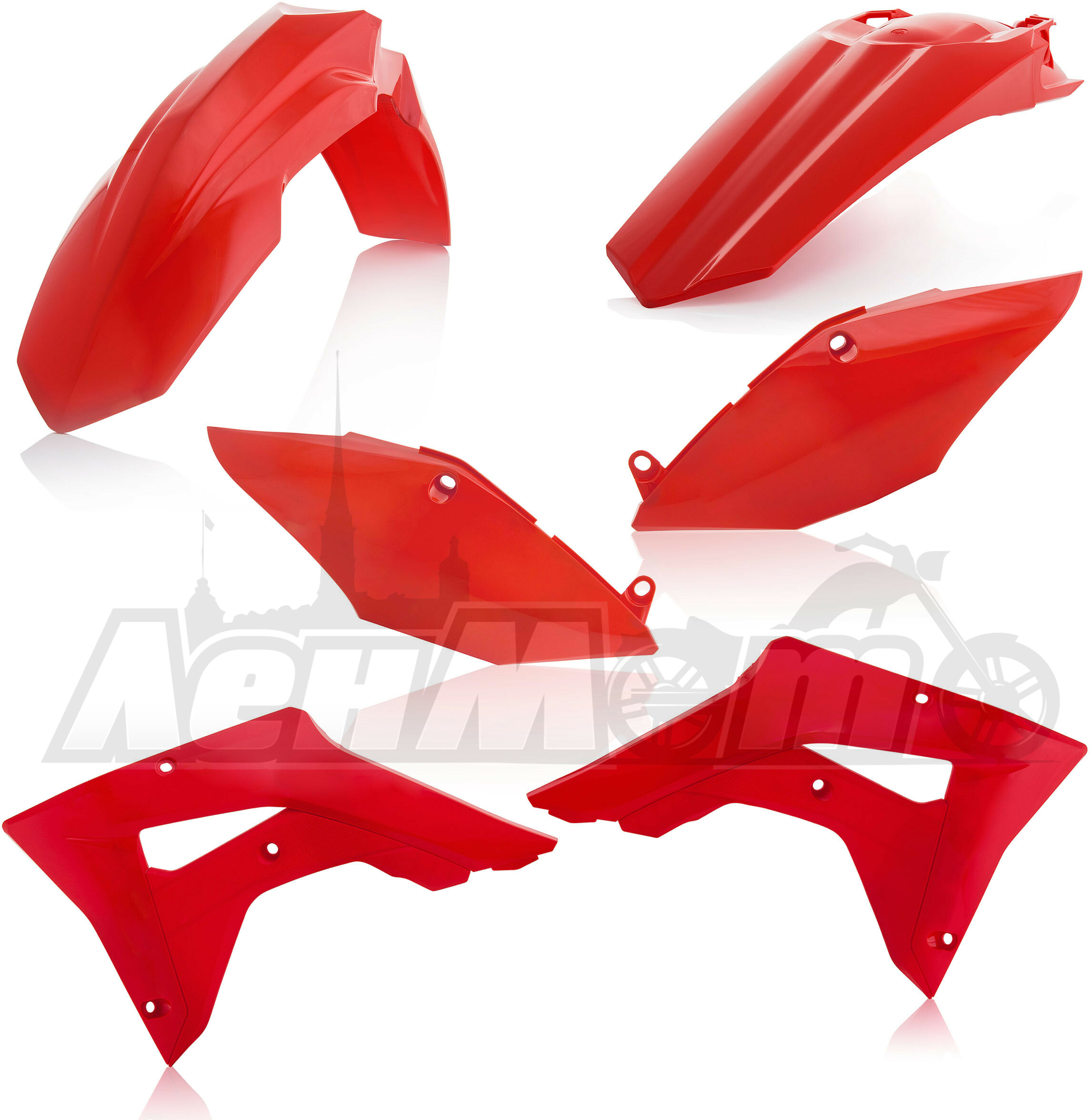 2645460227 ACERBIS Комплект пластика (PLASTIC KIT RED)  26454-60227 Western Power Sports купить