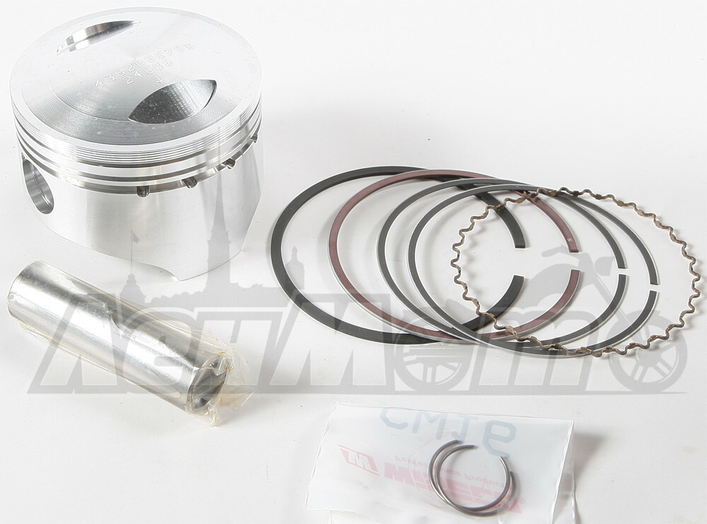 4382M06750 WISECO Поршень с кольцами, пальцем и стопорными колечками (PISTON KIT 67.50/+1.50 10.25:1 AC/SUZ) купить
