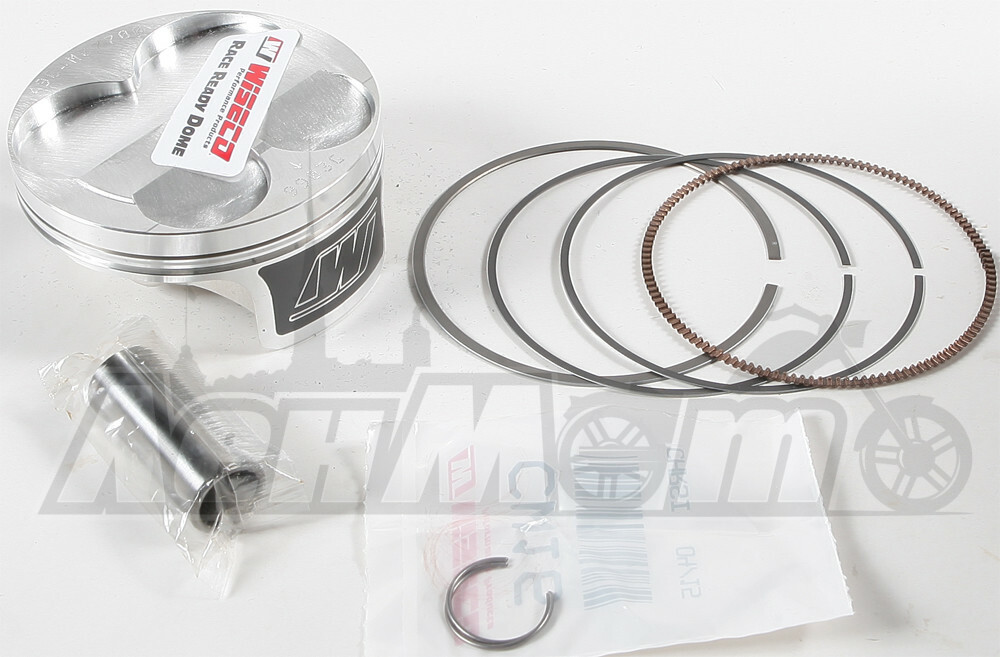 4904M07700 WISECO Поршень с кольцами, пальцем и стопорными колечками (WISECO DIRTBIKE PISTON STD KAWASAKI) купить