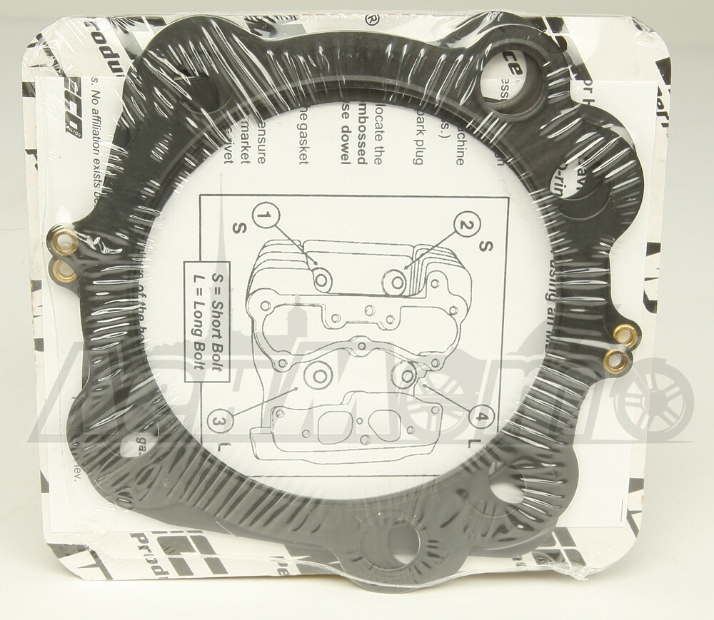 W6003 WISECO Комплект прокладок верхней части двигателя (GASKET KIT- 3.8125" HD 1200 '86-10 W6003) купить