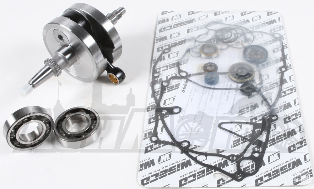 WPC144 WISECO Коленвал и набор прокладок нижней части двигателя (CRANKSHAFT ASSEMBLY- KXF/RM-Z250 WPC144) купить