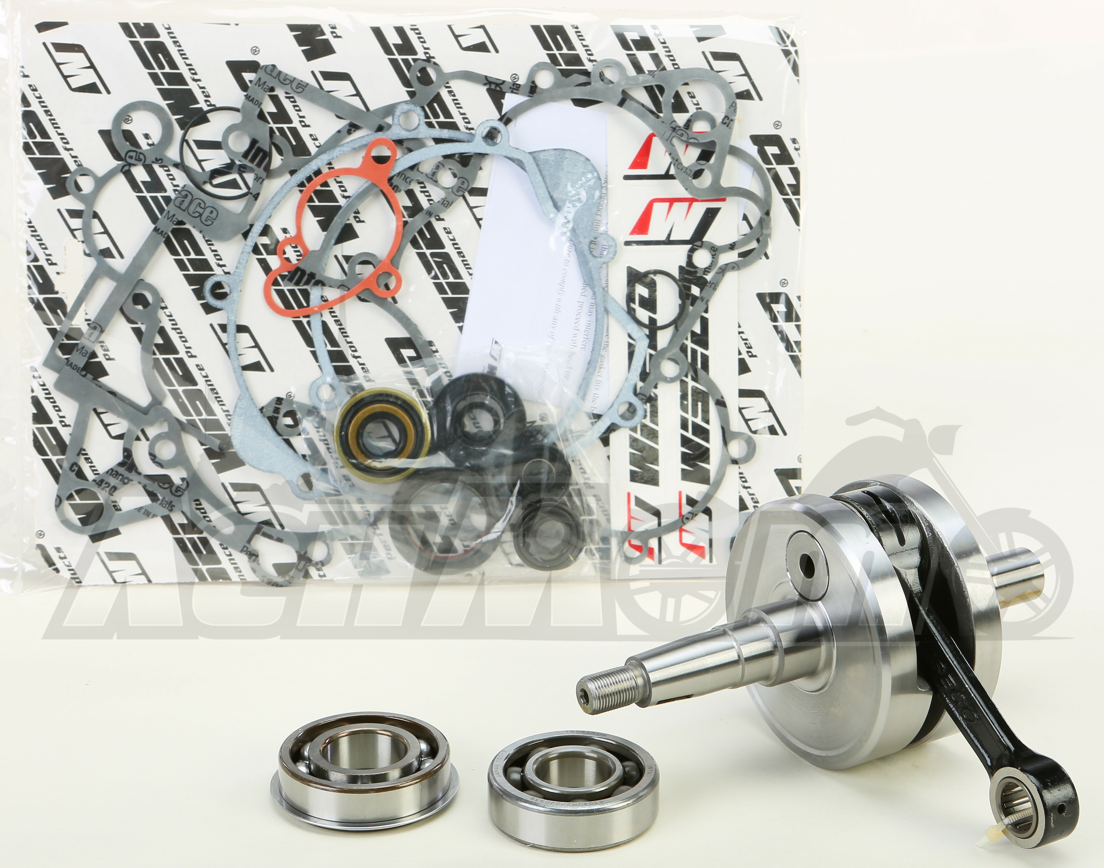 WPC162 WISECO Коленвал и набор прокладок нижней части двигателя (WISECO CRANKSHAFT KIT KTM85SX '04-12) купить