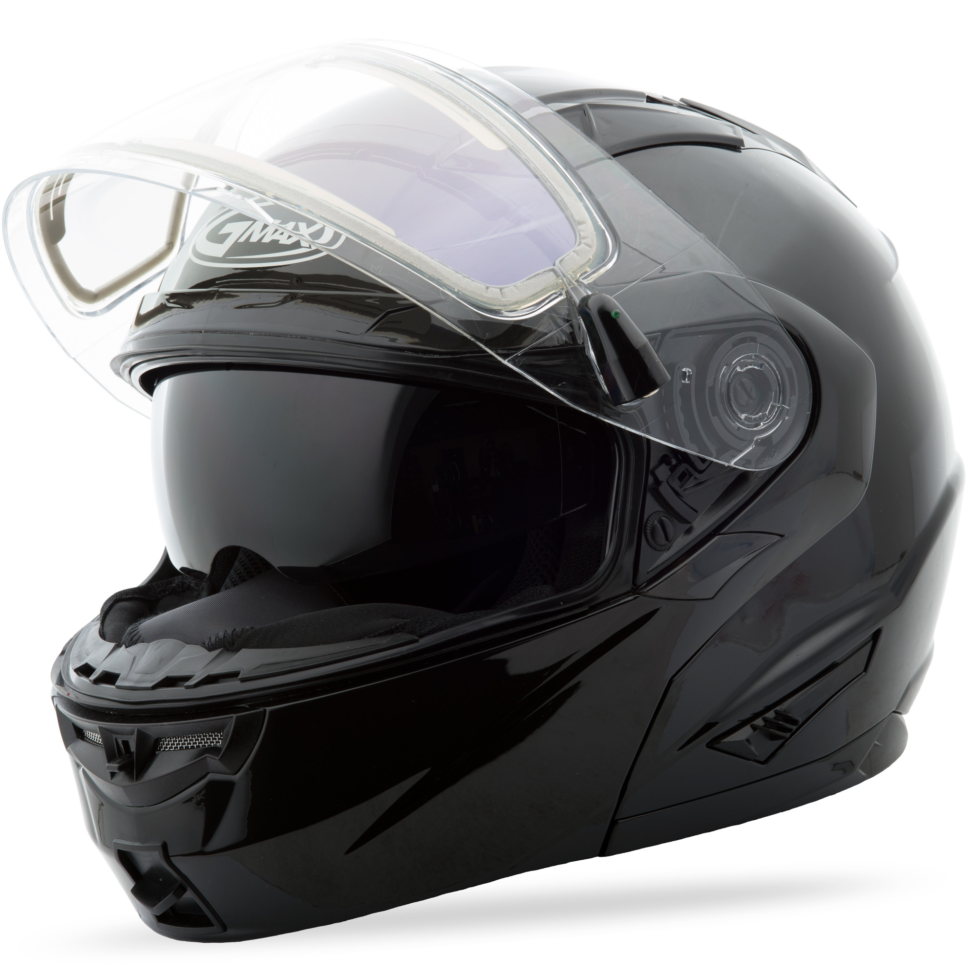 G464028 GMAX Шлем - модуляр (GM-64S MODULAR HELMET CARBIDE W/ELECTRIC SHIELD BLACK 2X)  72-62682X Western Power Sports купить